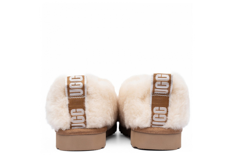 Ugg Hailey Fluff Slippers Natural
