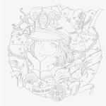 Victorian Fantasy Encyclopedia Kuroi Mori. Coloring book