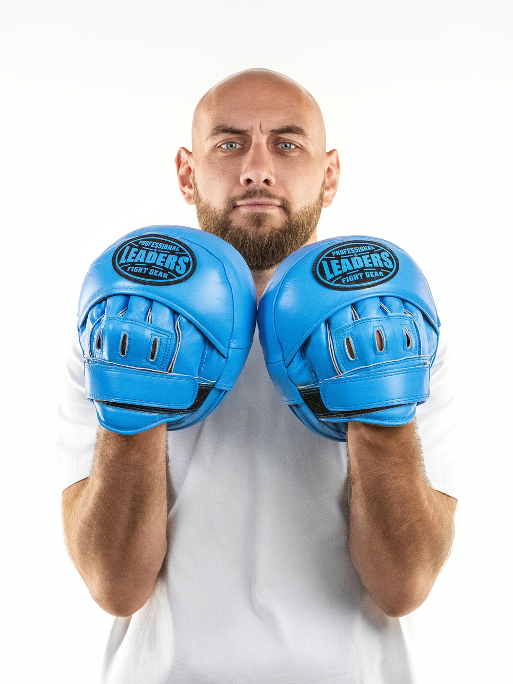 Лапы тренерские LEADERS MID-AIR LIGHT BLUE голубой ONE