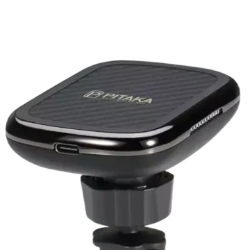 Pitaka MagEZ Mount Qi автомобильное зарядное устройство / магнитный держатель, крепление в решетку , кевлар (арамид)