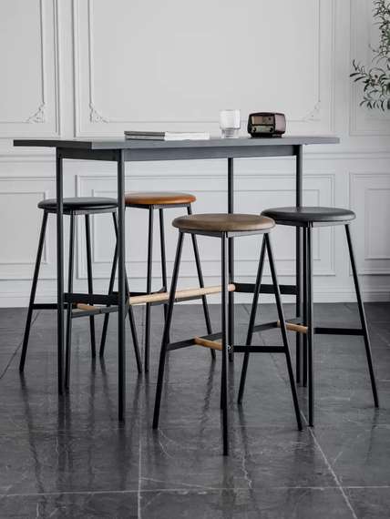 Барный стол Mont, 120х60х104 см, черный