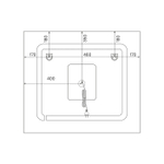 Зеркало с подсветкой IDDIS Zodiac, 80 см, ZOD8000i98
