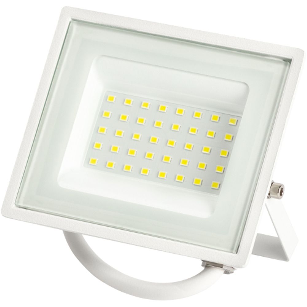 Прожектор светодиодный уличный ЭРА LPR-023-W-65K-030 30Вт 6500K IP65 гарантия 2 года белый