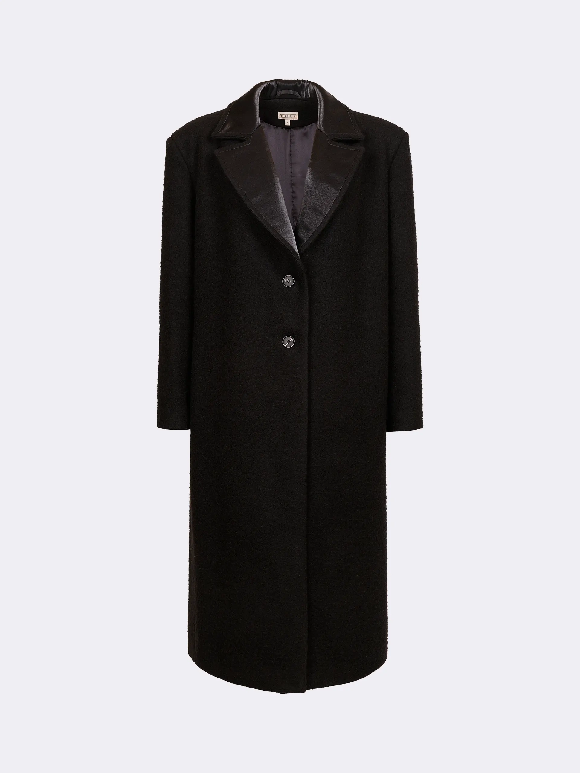 Тренч черный OLA OLA