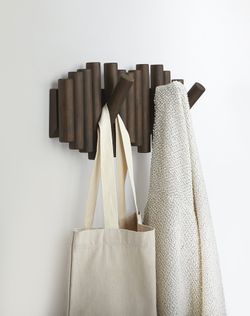 Вешалка настенная Picket, 5 крючков, состаренный орех