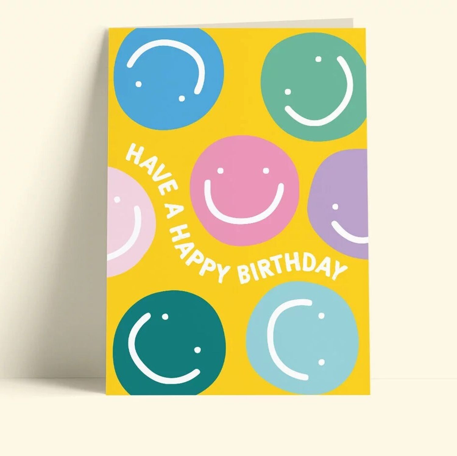 Открытка - Happy Birthday (smiles)