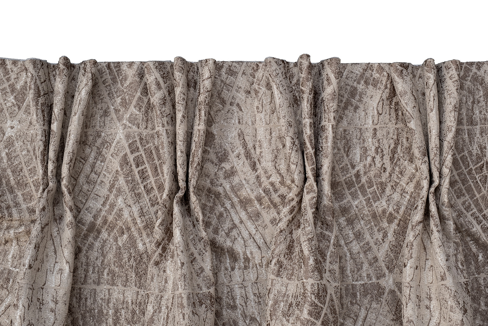 Портьера 300х260 Garda Decor Serpente золотая