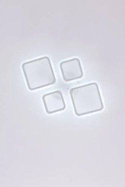 Люстра потолочная, светильник потолочный,Quedo-2+2 F, цвет белый, мощность: 72W. С Пультом в комплекте. Площадь освещения до 18м2. Люстра светодиодная