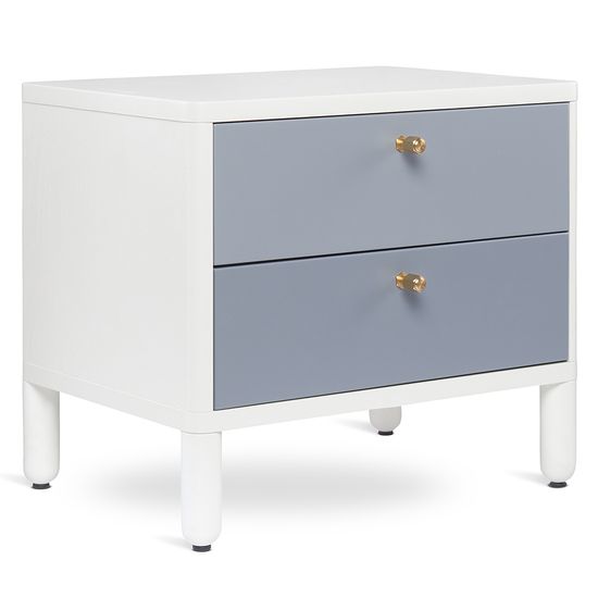 Тумба прикроватная saga, hordur, 55х40х50 см, белая