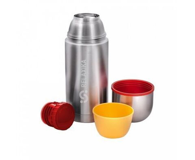 Термос Релаксика Relaxika для чая и кофе с 2 чашками 0,75 л, R102.750.1