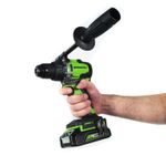 Дрель-шуруповерт аккумуляторная Greenworks GD24DD90 Арт. 3707507,  24V, 90 Нм, бесщеточная, без АКБ и ЗУ