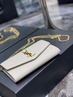 Saint Laurent Uptown Chain Wallet 19 cm
