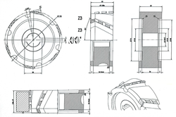 PCD фреза D.125x48x30+DKN Z=3+3 H=3 LH + RH для Filato, KDT, Homag, Biesse