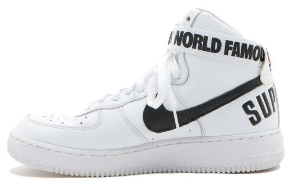 Кроссовки Supreme X Nike Air Force 1 World Famous White