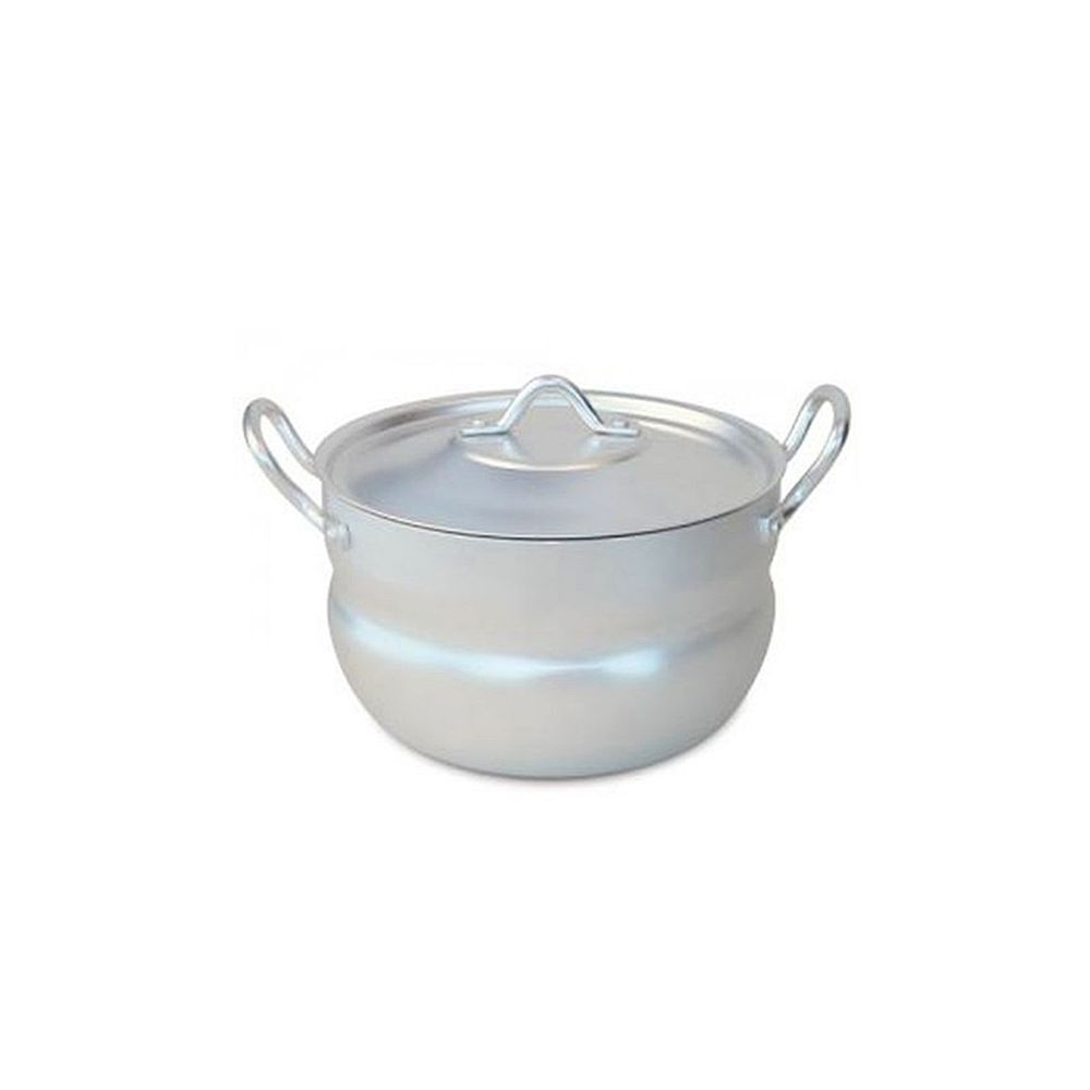 Кастрюля алюм, 4.5 л, с крыш, крышка алюминий, Калитва, 1045