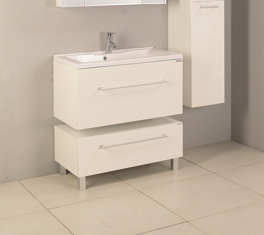 Тумба под раковину Акватон Мадрид 80 М, белая