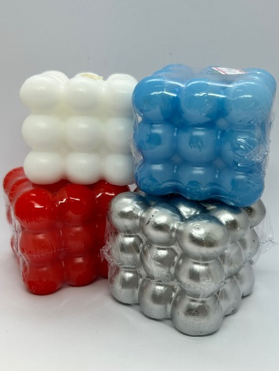 Свечи фигурные «бабл куб»