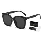 MUYKUY Square Sunglasses Unisex Black Frame Sunglasses