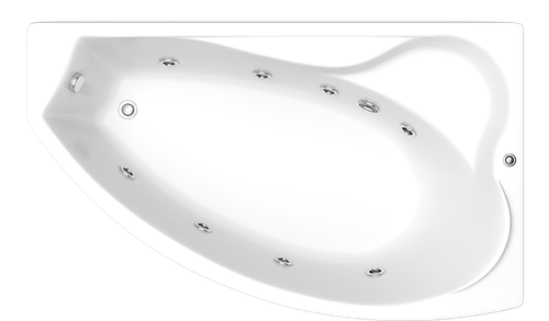 Гидромассажная ванна Bas Николь R 170х102