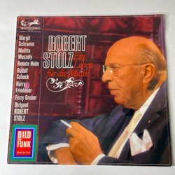 Винтажная виниловая пластинка LP Robert Stolz Роберт Штольц, Ein Leben F r Die Musik (Германия 1967)