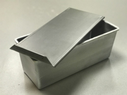 Тостерная форма для выпечки хлеба c крышкой 250х100х100 мм