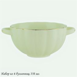 Lenardi 133-377 Набор из 6 бульонниц 350 мл MULTICOLOR в под.уп.(х6)Фарфор