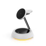Беспроводное зарядное устройство WIWU Power Air 15W 3 в 1 для iPhone/Apple Watch/AirPods (Wi-W002) (белый)
