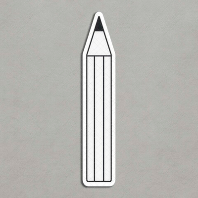 Карандаш белый - декор для фотосессий