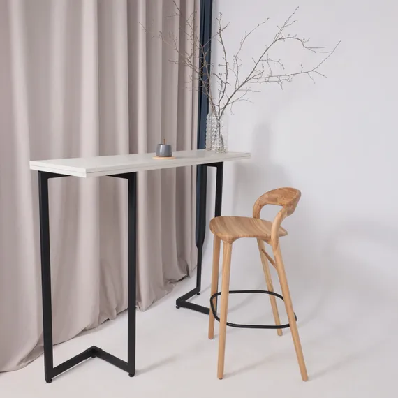 Барный стул Ofer из массива дуба светлый