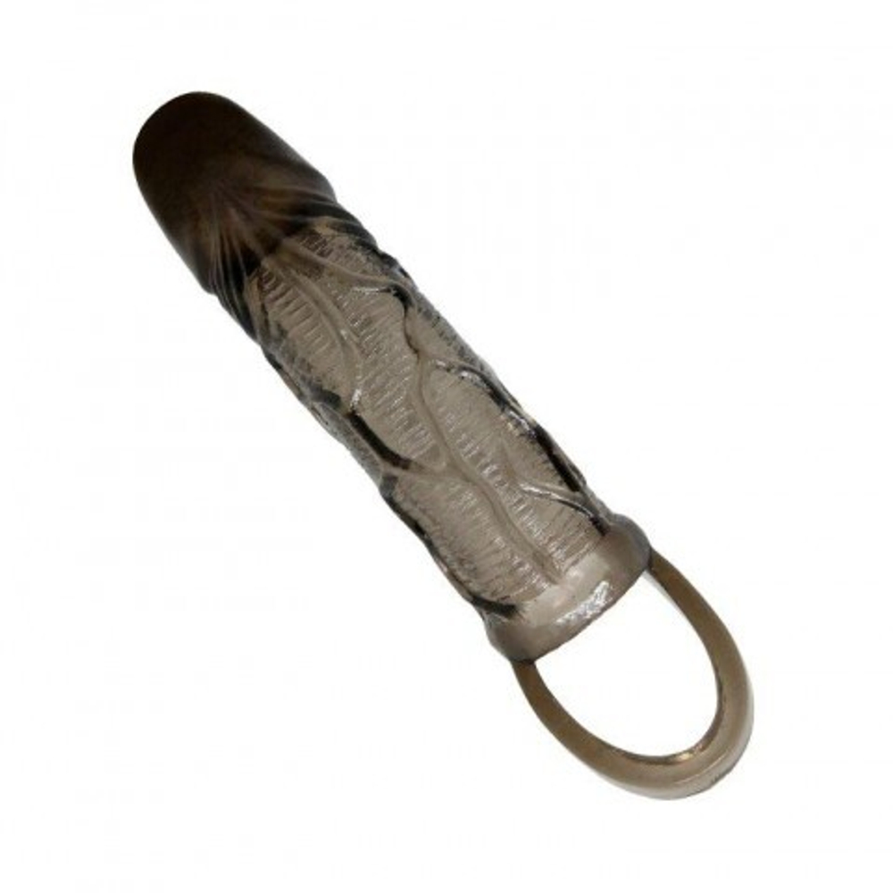 Насадка-удлинитель Men Extension тёмная (17,5×3,7 см)