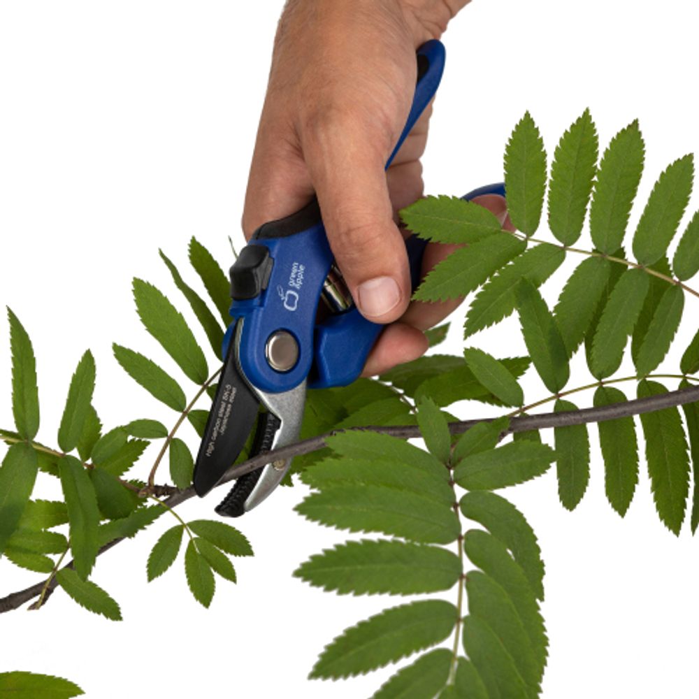 Секатор GREEN APPLE GASK10-60 садовый для дачи контактный | GREEN APPLE