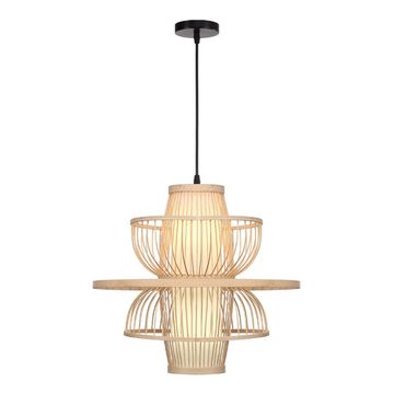 SL6241.513.01 Светильник подвесной ST-Luce Древесный/Белый E27 1*40W ALMA