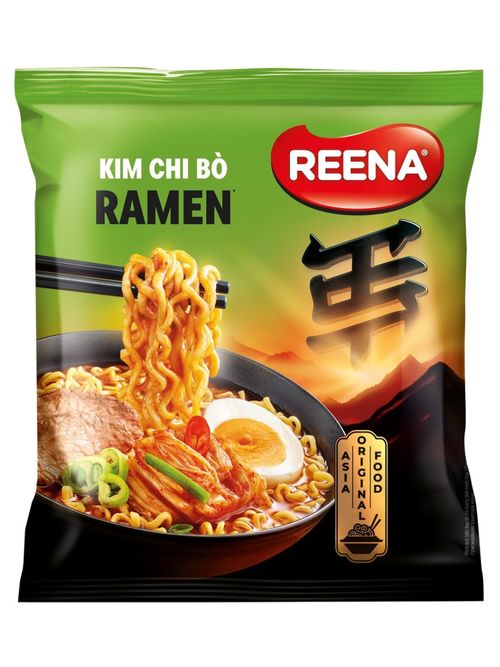 Лапша Reena Kim Chi Bo Кимчи в мясном бульоне 115 г