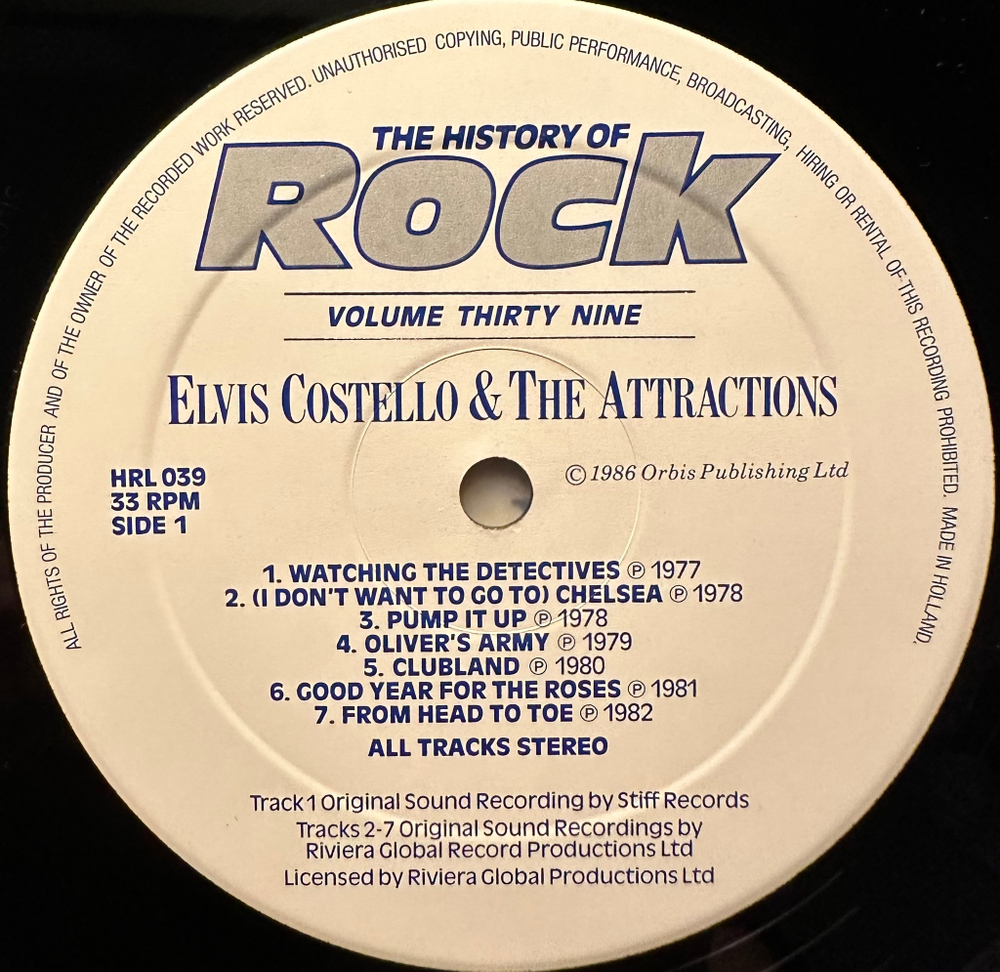 Сборник - The History Of Rock 39 (Англия 1986г.) 2LP