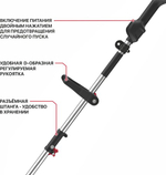 Триммер аккумуляторный P.I.T. PTR20H-330A/1