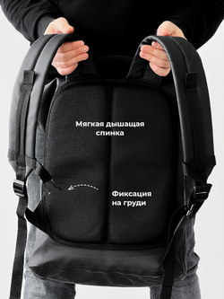 Рюкзак водонепроницаемый Amsterdam black 20l