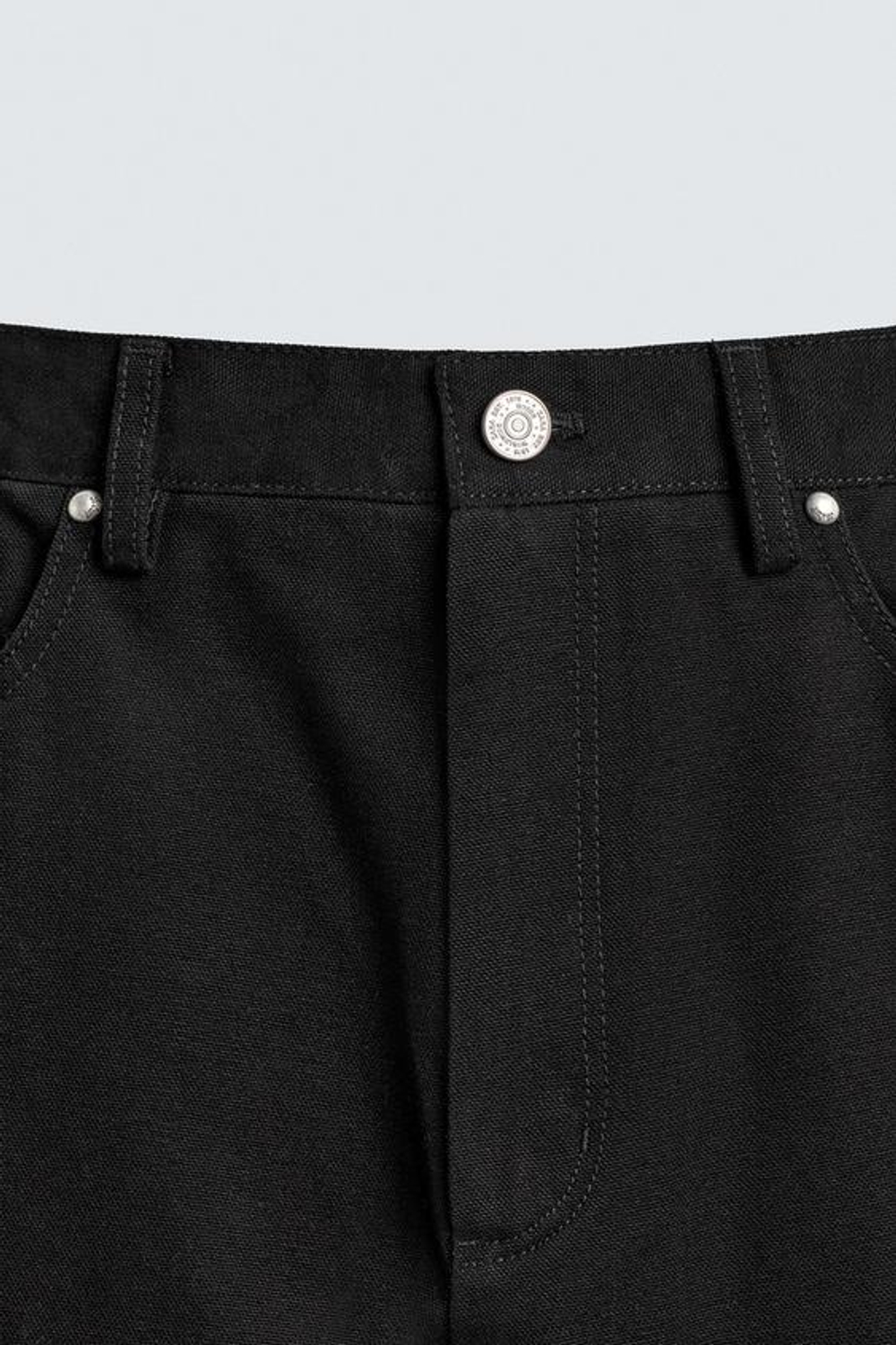 ZARA ДЖИНСЫ BAGGY FIT, ЧЕРНЫЙ