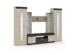 Рио 25 стенка ТВА Бодега Темный / Светлый