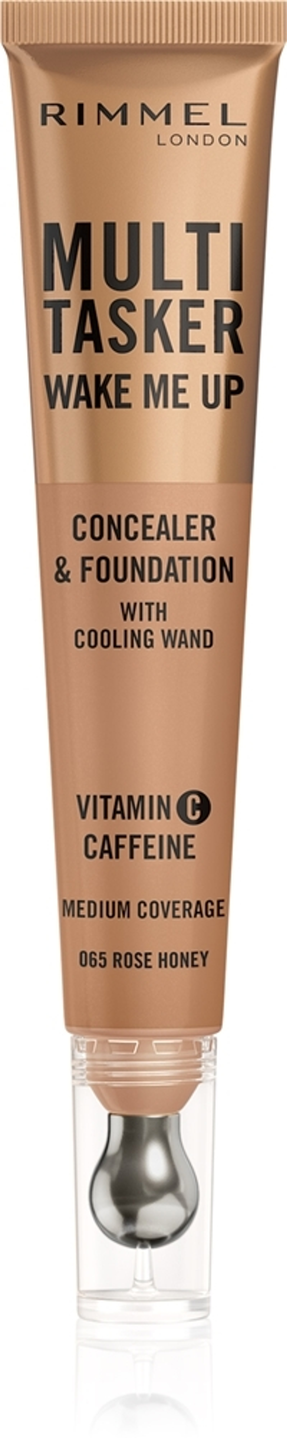 Rimmel Multi-Tasker Wake Me Up - Тональный крем и консилер с осветляющим эффектом, 20 ml
