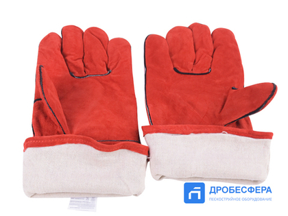 Перчатки пескоструйщика спилковые Vector