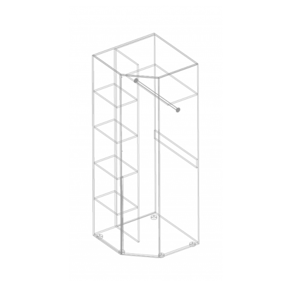 Вита Шкаф угловой