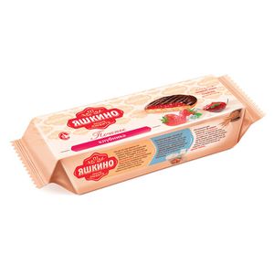 ПЕЧЕНЬЕ ЯШКИНО КЛУБНИКА 137ГР