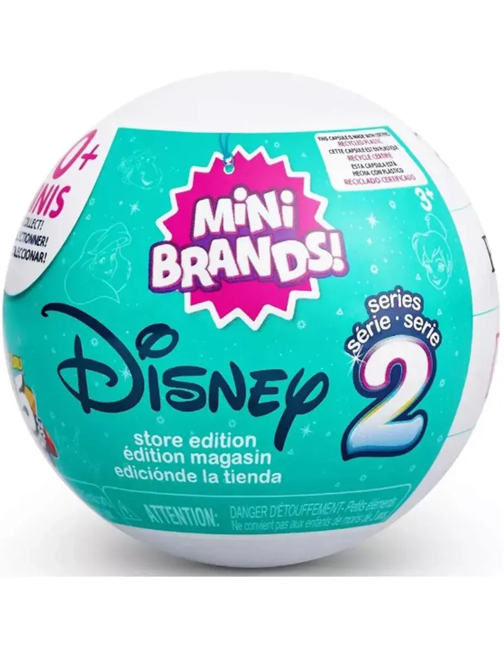 Шар 5 сюрпризов Зуру Mini Brands Surprise Дисней 2 серия Zuru