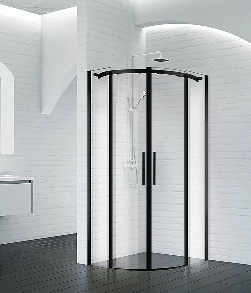 Душевой уголок Belbagno ACQUA-R-2 90х90 NERO