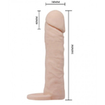 Насадка реалистичная с креплением на мошонку