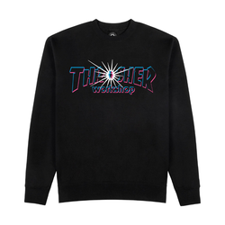 Свитшот Thrasher X AWS - Nova Crewneck Black