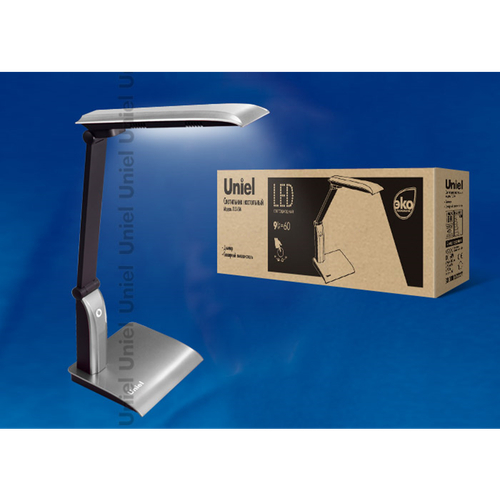 TLD-514 Silver/9W/Светильник настольный LED/840Lm/4500K/С диммером/Цвет-серебристый