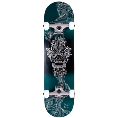Скейтборд Tech Team UnderSea Teal 8"