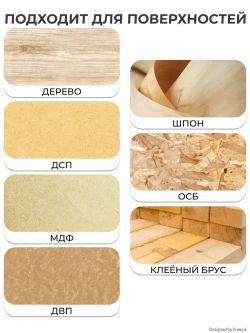 Пропитка для дерева декоративная Veres Natura, полуматовая, 9 л, палисандр