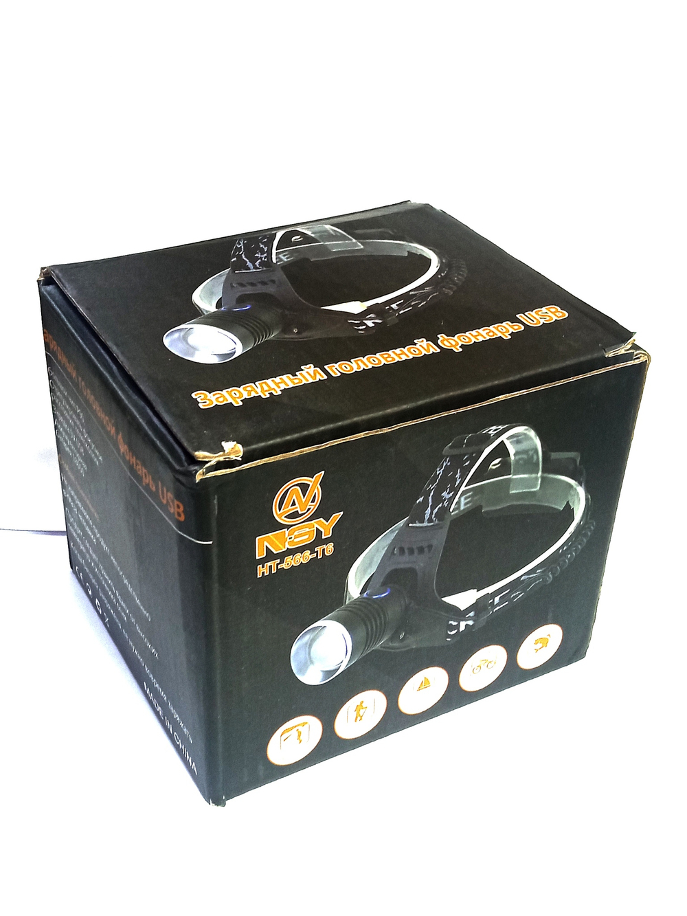 Фонарь NGY HT-566-T6 налобный яркий